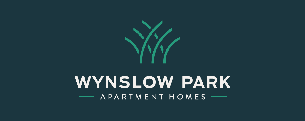 The image is a logo for Wynslow Park Apartment Homes.
